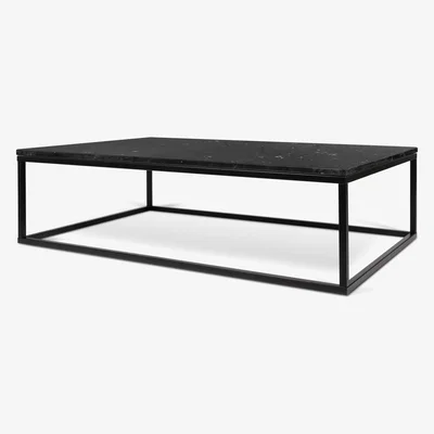 Made in Design Prairie Coffee table - / Marble - 120 x 75 cm by POP UP HOME Black