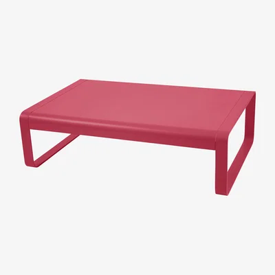 Made in Design Bellevie Coffee table - / Aluminium - 103 x 75 cm by Fermob Pink