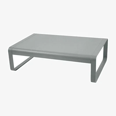 Made in Design Bellevie Coffee table metal grey / Aluminium - 103 x 75 cm - Fermob