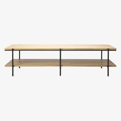 Made in Design Rise Coffee table - / Rectangular - 120 x 70 cm by Ethnicraft Natural wood
