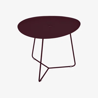 Made in Design Cocotte Coffee table - / L 55 x H 43.5 cm - Removable top by Fermob Red
