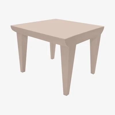 Made in Design Bubble Club Coffee table - 51 x 51 cm by Kartell Pink