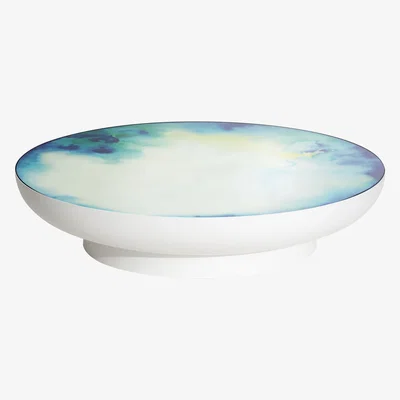 Made in Design Francis Extra- large Coffee table - / Ø 110 x H 24 cm - Mirror by Petite Friture White/Mirror