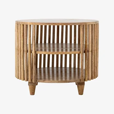 Made in Design Sali Coffee table natural wood / Ø 60 x H 50 cm - Bloomingville