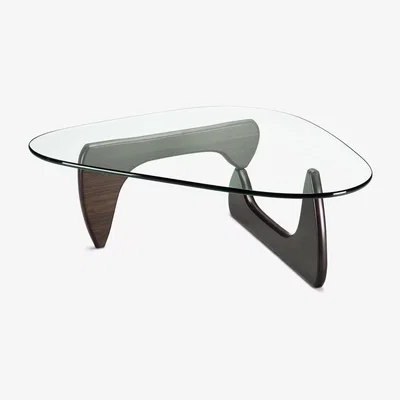 Made in Design Noguchi Coffee Table Coffee table - / By Isamu Noguchi (1944) / 128 x 93 cm by Vitra Natural wood