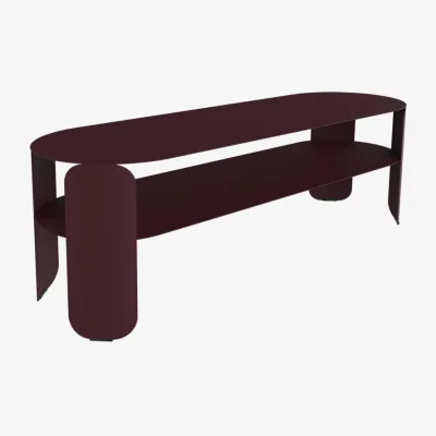 Made in Design Bebop Low console metal purple / 120 x 40 x H 42 cm - Fermob