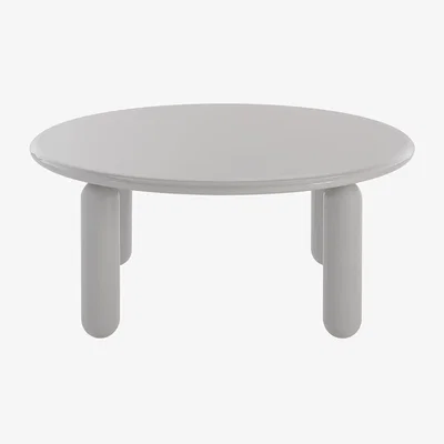 Made in Design Coffee table Undique Mas wood / Ø 85 x H 30 cm - Patricia Urquiola, 2023 - Kartell