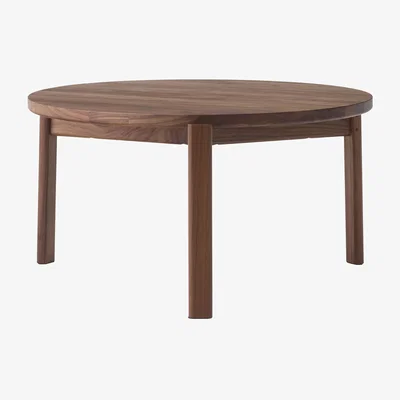 Made in Design Passage Lounge Coffee table wood brown / Ø 70 x H 38 cm - Audo Copenhagen