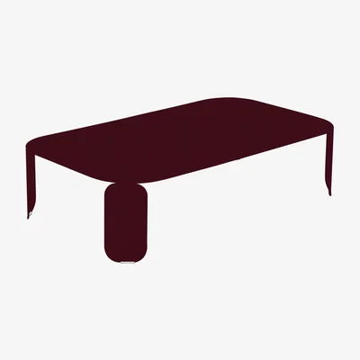 Made in Design Bebop Coffee table - / 120 x 70 x H 29 cm by Fermob Red