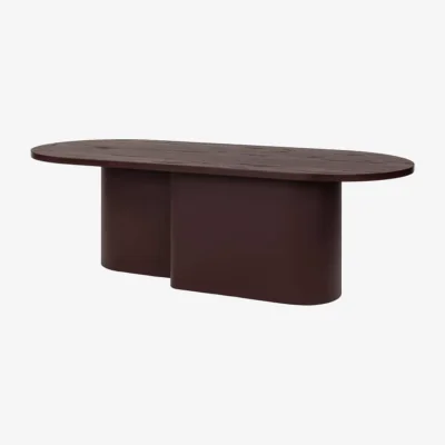 Made in Design Looi Coffee table wood red / 115 x 50 x H 37 cm - NOO.MA