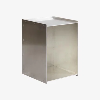 Made in Design End table Rivet Box metal / W 33.8 x H 48.1 x D 32.8 cm - Hammered by hand - Frama