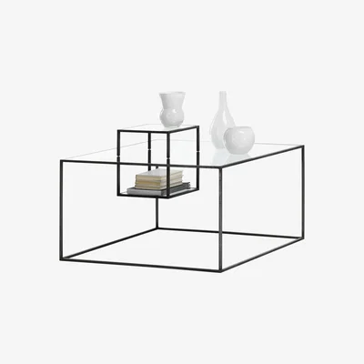 Made in Design Illusioni Coffee table - / 90 x 90 cm by Mogg Transparent