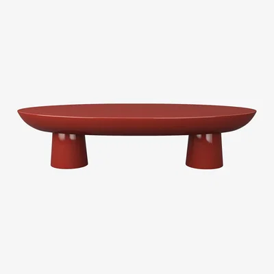 Made in Design Coffee table Tabata plastic material / Fibreglass - 150 x 65 x H 34 cm - POPUS EDITIONS