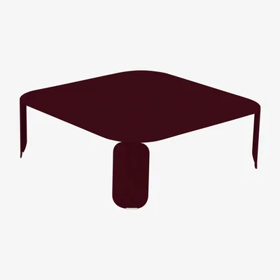 Made in Design Bebop Coffee table - / 90 x 90 x H 29 cm by Fermob Red