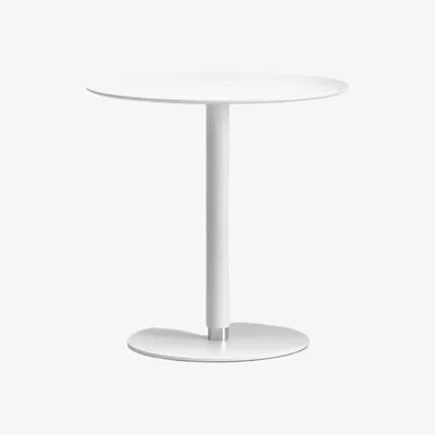 Made in Design End table Push the Button composite material / Height adjustable - Ø 50 x H 50 to 73 cm / Fenix-NTM® - Kristalia