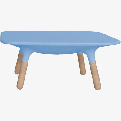 Made in Design Marguerite Coffee table - H 30 cm by Stamp Edition Blue