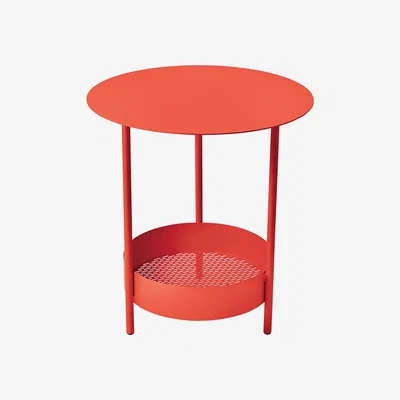 Made in Design Salsa Small table - Ø 50 x H 50 cm by Fermob Red