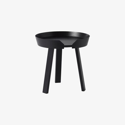 Made in Design Around Coffee table - Around - Table basse - Small Ø 45 x H 46 cm by Muuto Black