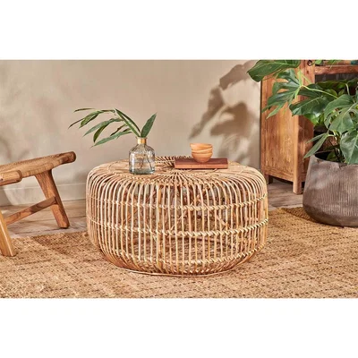 Nkuku Nkuku Kedarpur Rattan Coffee Table | Furniture | Natural