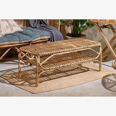 Nkuku Nkuku Nesari Rattan Coffee Table | Outdoor Living | Natural