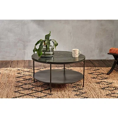 Nkuku Nkuku Karoko Marble Coffee Table | Furniture | Black