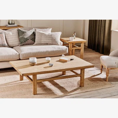 Nkuku Nkuku Serpur Reclaimed Pine Coffee Table | Tables | Natural