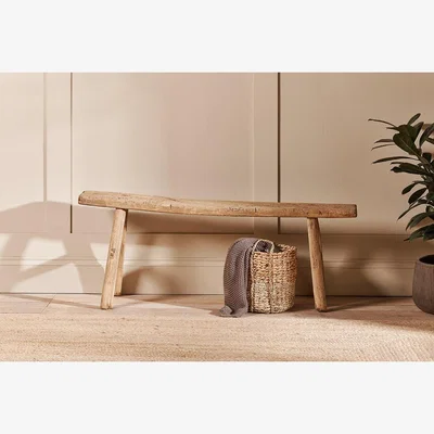 Nkuku Nkuku Talda Reclaimed Elm Bench | Chairs Stools & Benches | Natural