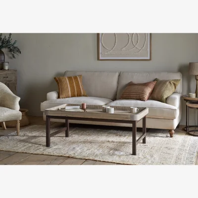 Nkuku nkuku Nisha Reclaimed Wood & Iron Coffee Table | Tables | Natural