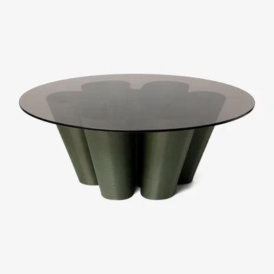 Nordic Nest Ekbacken Studios Anemone coffee table Ø110 cm Olive