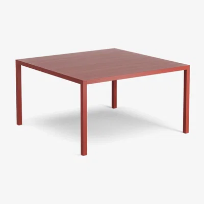 Nordic Nest Swedese Bespoke lounge table Oxide red oak lacquer h.50 cm