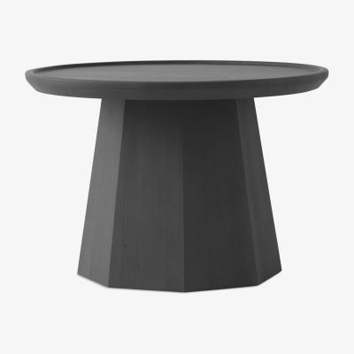 Nordic Nest Normann Copenhagen Pine table large Ø65 cm H:44.5 cm Dark Grey