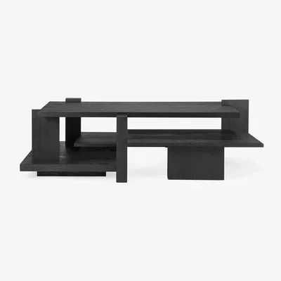 Nordic Nest Ethnicraft Abstract coffee table Teak 140x85 cm