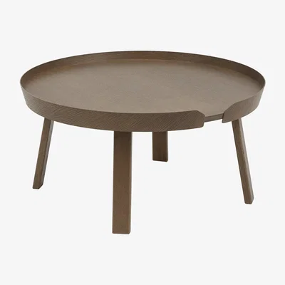 Nordic Nest Muuto Around table large Stained dark brown
