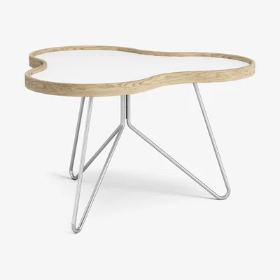 Nordic Nest Swedese Flower table 62x66 cm H39 cm Oak laquered