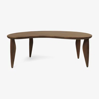 Nordic Nest ferm LIVING Feve coffee table Walnut