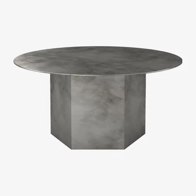 Nordic Nest Gubi Epic Steel coffee table Misty grey ø80cm