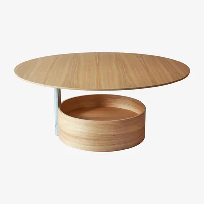 Nordic Nest Maze Parasol L coffee table Ø90 cm Oak