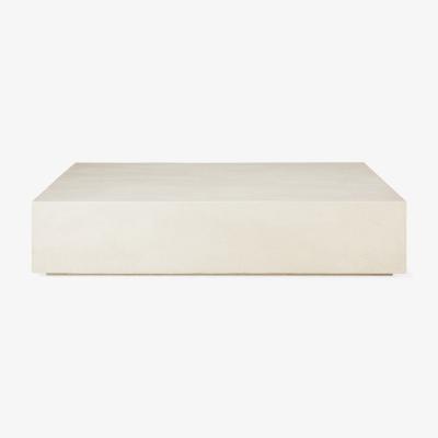 Nordic Nest Ethnicraft Elements coffee table Off white 120x90 cm