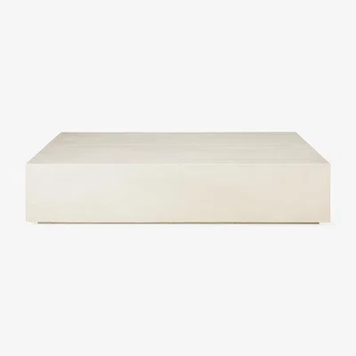 Nordic Nest Ethnicraft Elements coffee table Off white 120x90 cm