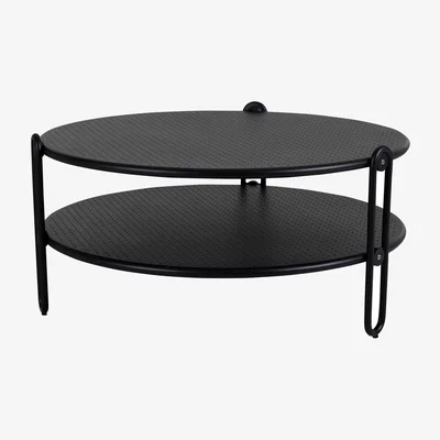 Nordic Nest Brafab Blixt coffee table Black Ø85 cm