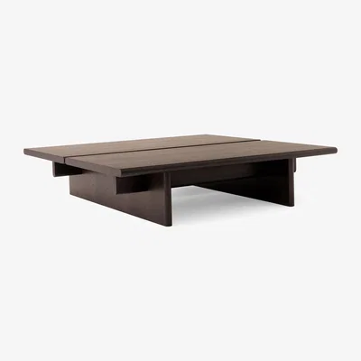 Nordic Nest &Tradition Ita OS4 coffee table 110x110 cm Dark stained oak