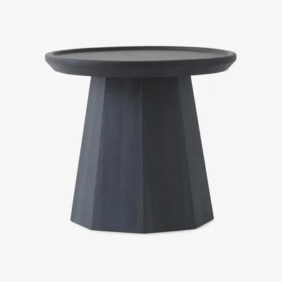 Nordic Nest Normann Copenhagen Pine table small Ø45 cm H:40.6 cm Dark Blue