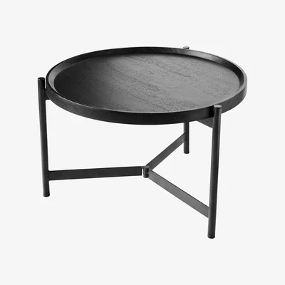 Nordic Nest MUUBS Nevada coffee table Ø70 cm Black