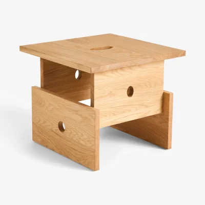 Nordic Nest HAY Wood Box coffee table Oiled oak