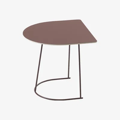 Nordic Nest Muuto Airy sofa table half size Plum nanolaminate