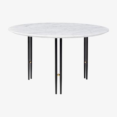 Nordic Nest Gubi IOI coffee table White carrara marble ø70 black base