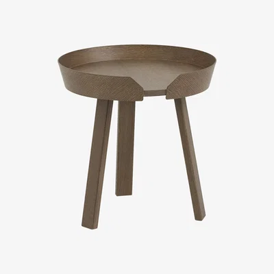 Nordic Nest Muuto Around table small Stained dark brown
