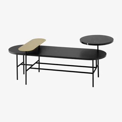 Nordic Nest &Tradition Palette sofa table Jh7 Black