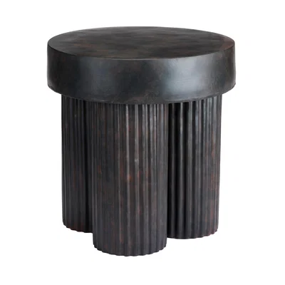 Nordic Nest NORR11 Gear coffee table hight Ø45 cm Earth (brown-black)