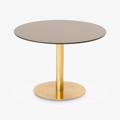 Nordic Nest Tom Dixon Flash round coffee table Copper-brass stand